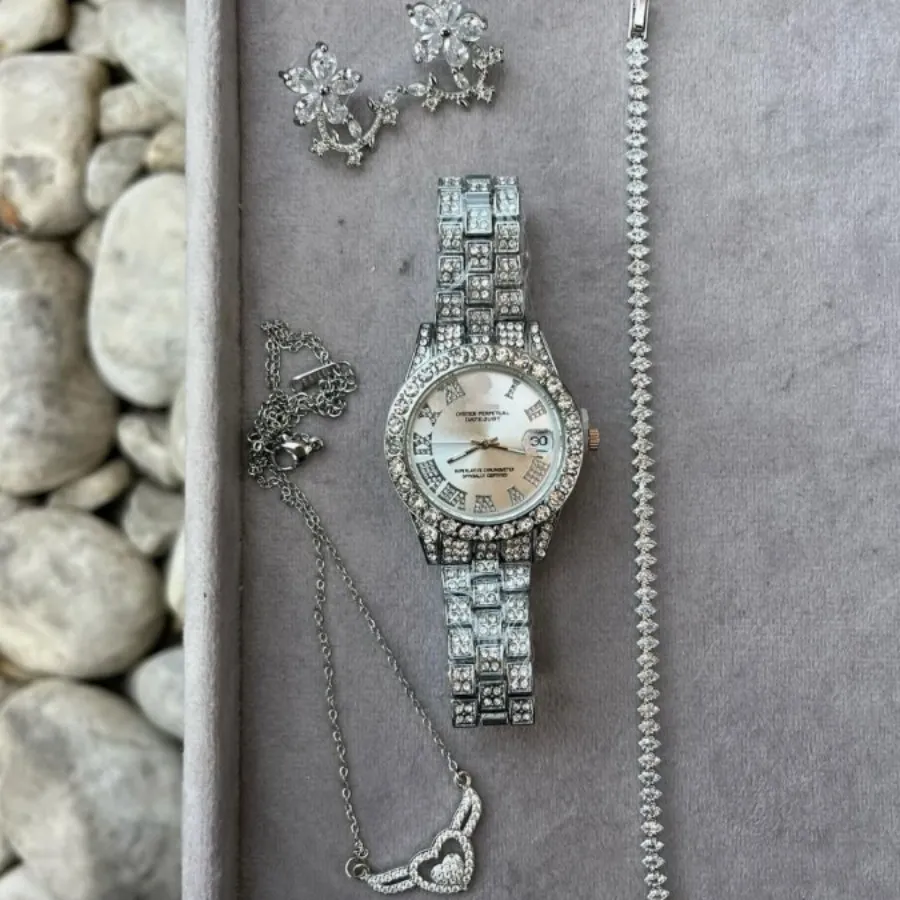 ساعت رولکس زنانه نگین دار