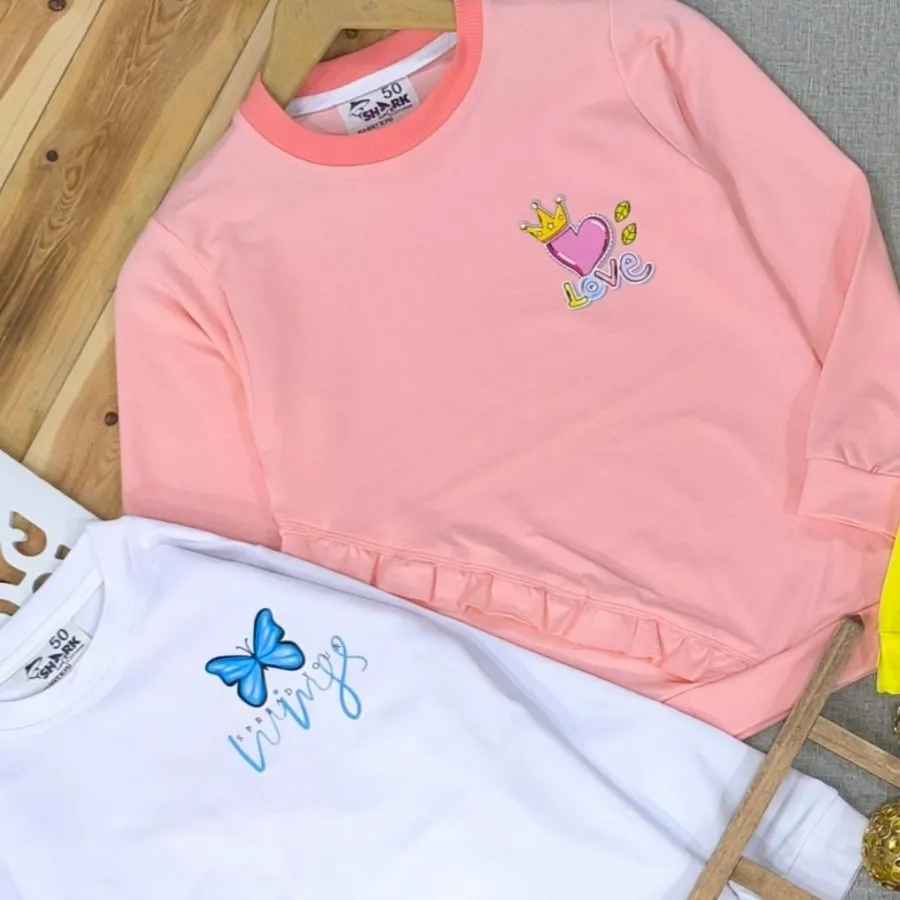 بلوز تک دخترانه پنبه اعلا