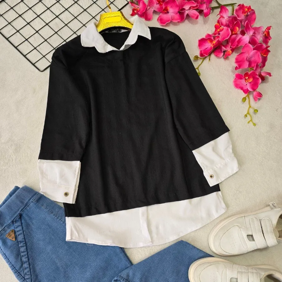 شومیز مانتویی شیک