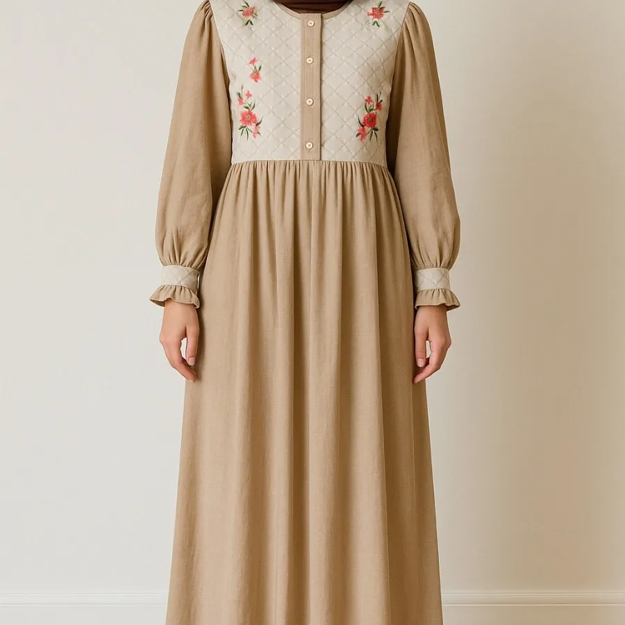 پیراهن عبایی پاییزه