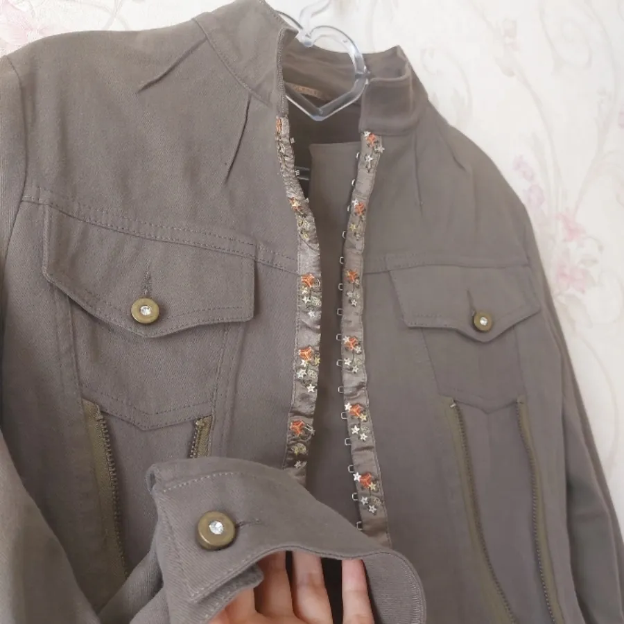 کت کتان پاییزه و بهاره تر