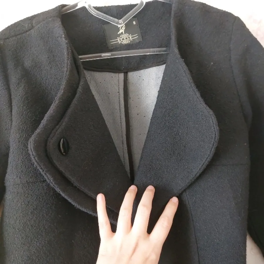 پالتو فوتر ضخیم مشکی