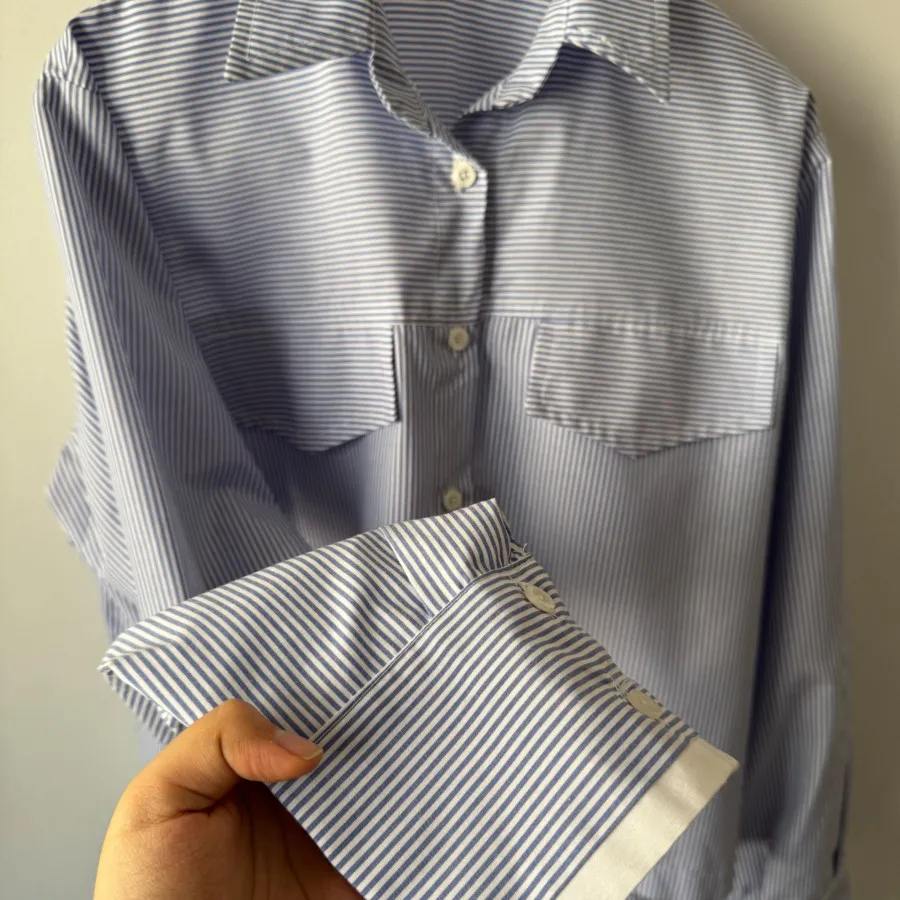 شومیز کراپ راه راه