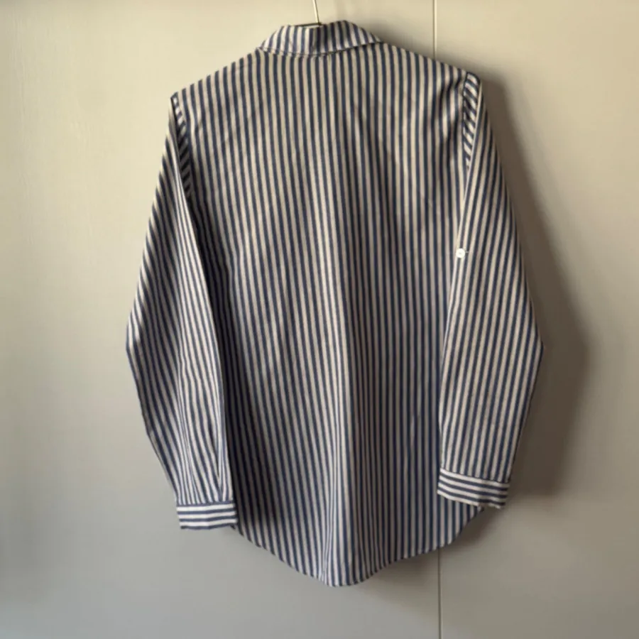 شومیز ترندی راه راه آبی