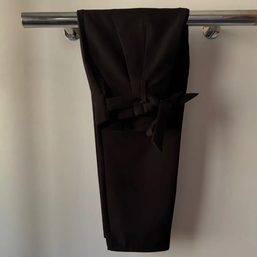 شلوار کرپ زنانه کمرگره