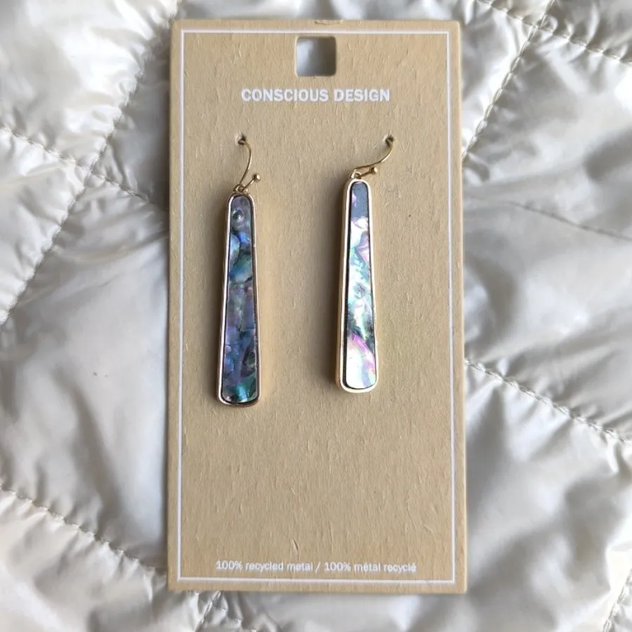 گوشواره صدفی هولوگرامی