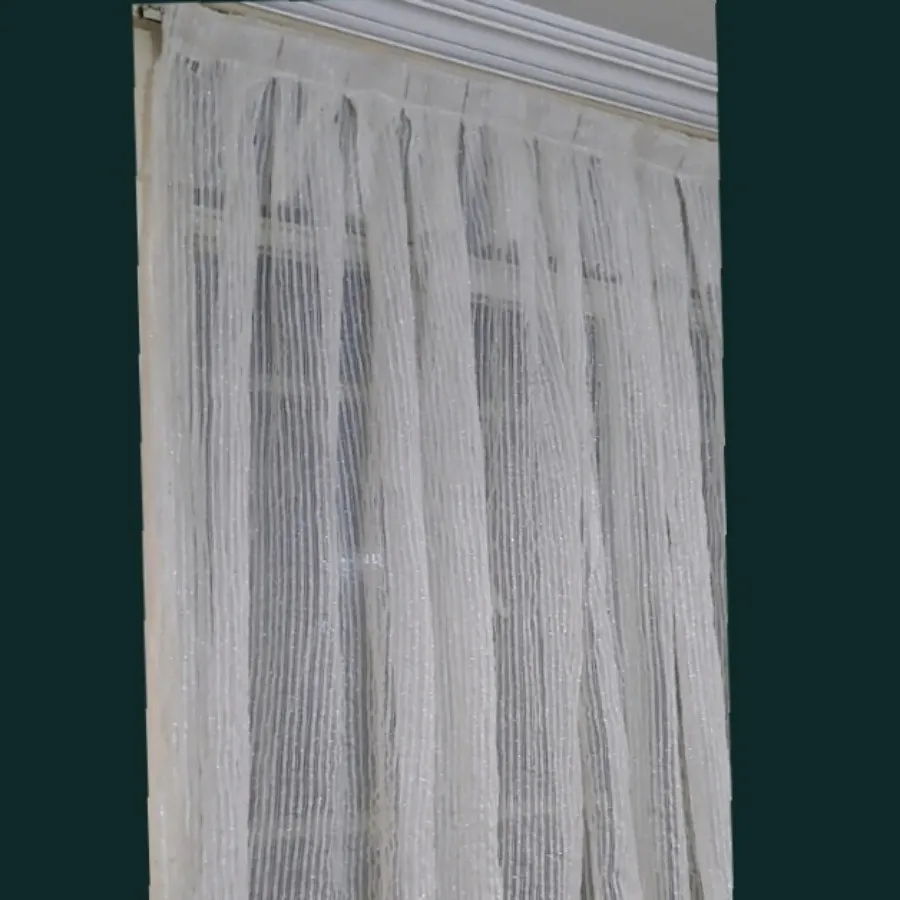 پرده حریر  شیشه حراج