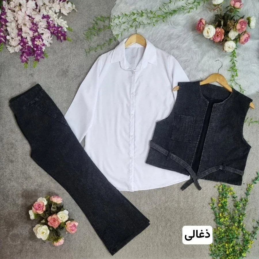 شومیز جلیقه شلوار