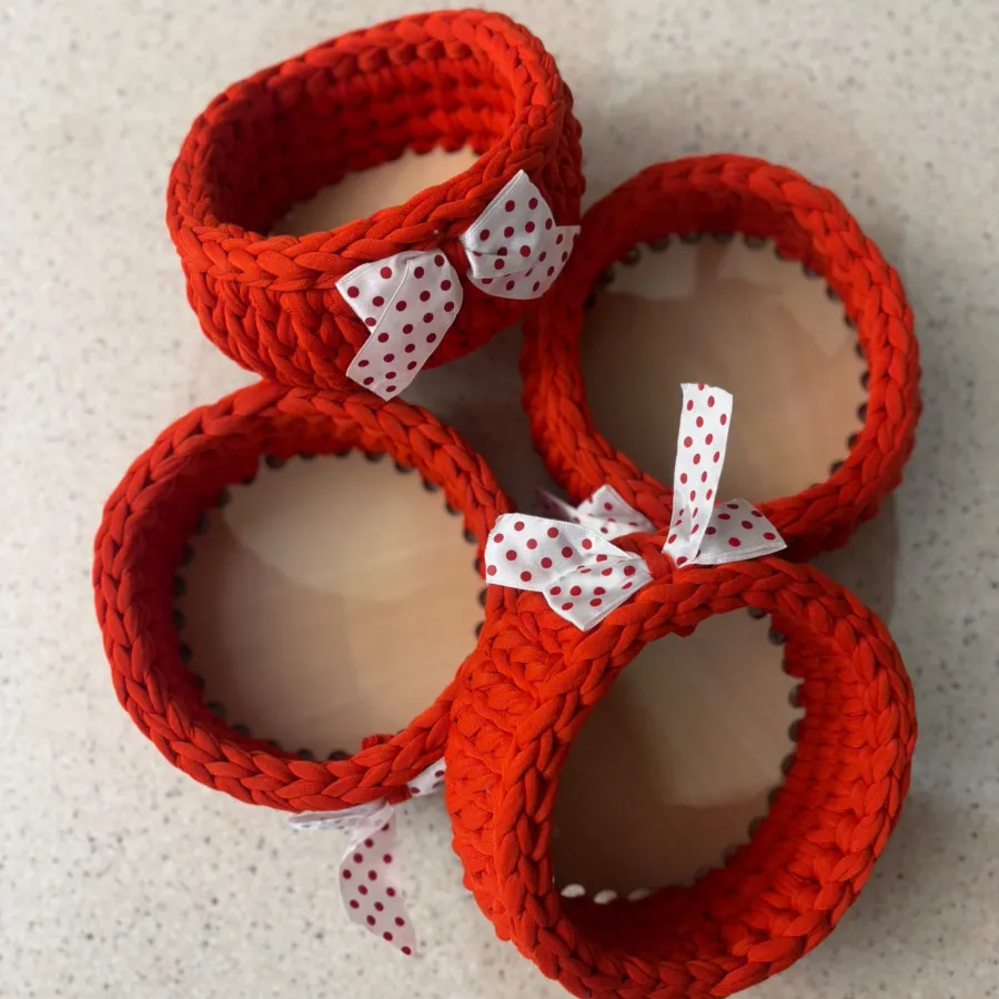 سبدهای تریکو بافی