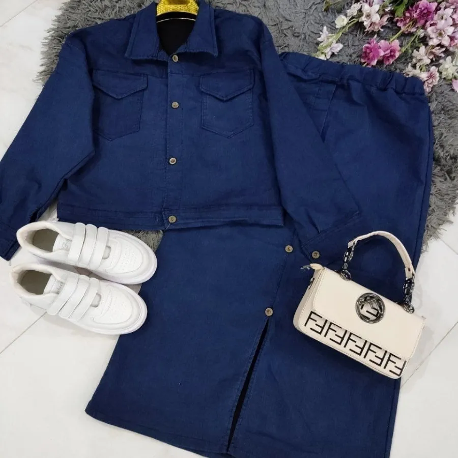 کت دامن جین