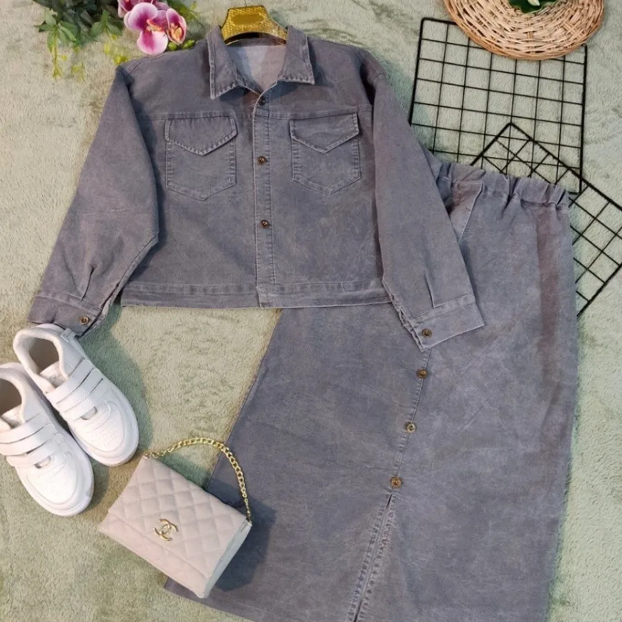 کت دامن جین