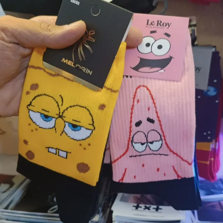 جوراب ساقدار کارتونی