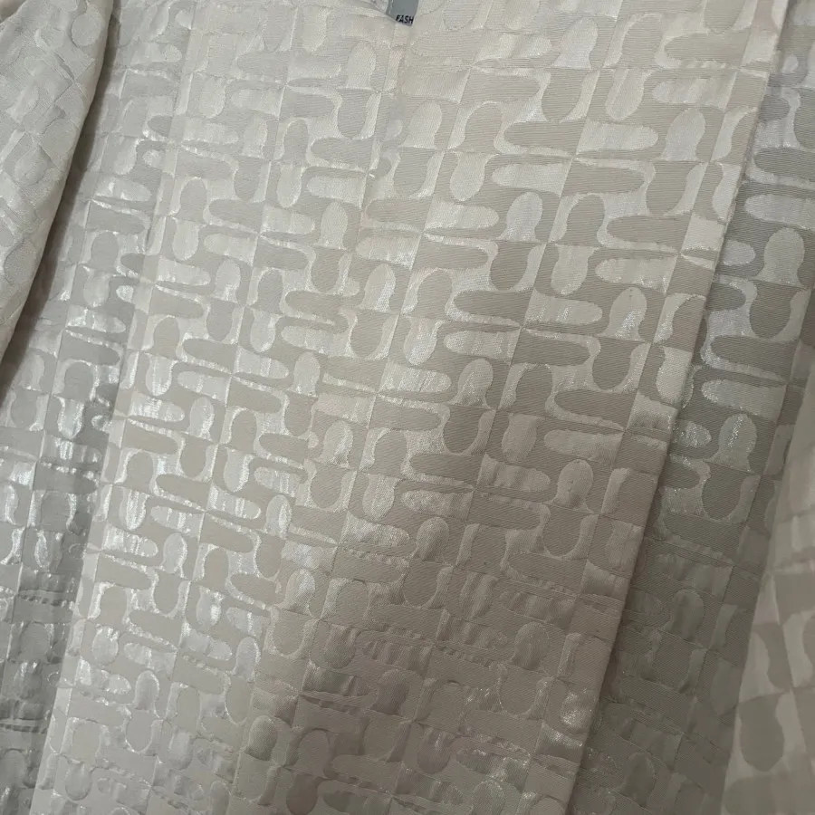 مانتو ژاکارد کرم