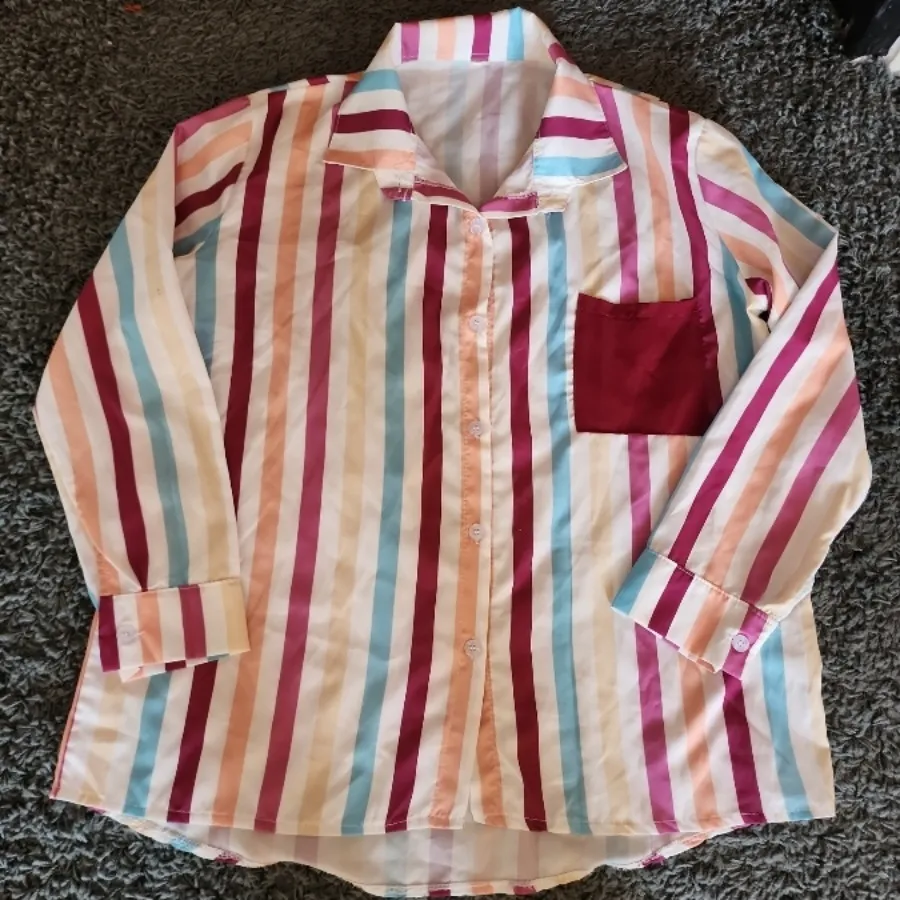 ست شومیز+شلوار کرپ