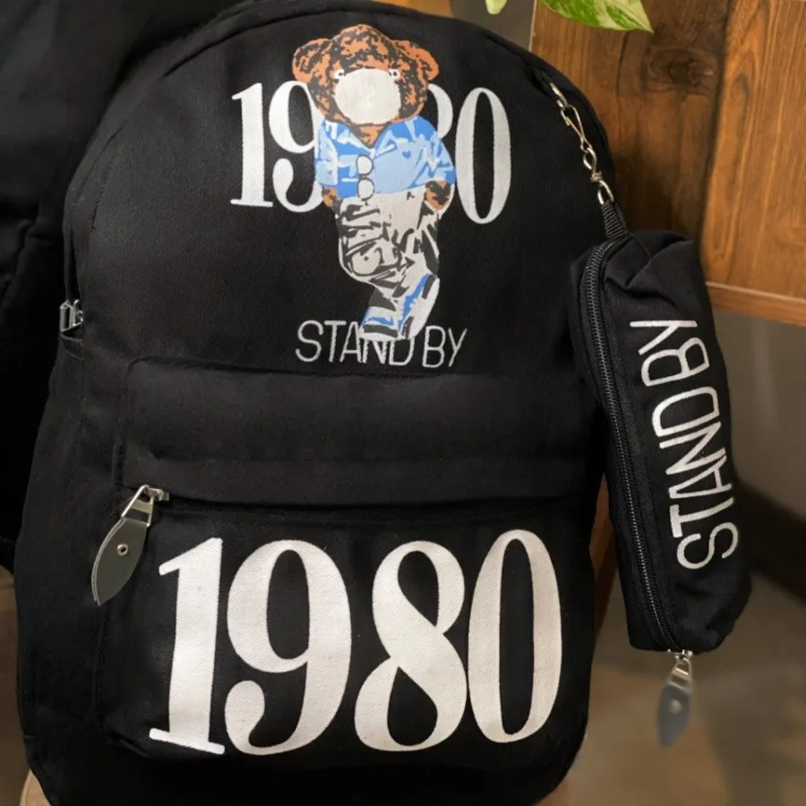 کوله مدرسه + جامدادی