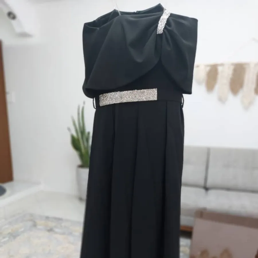 لباس شب مشکی زنانه