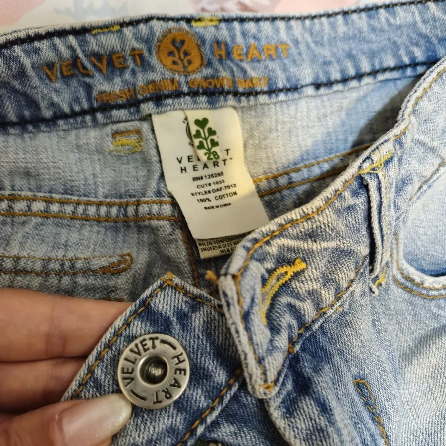 شلوارک جین velvet heart