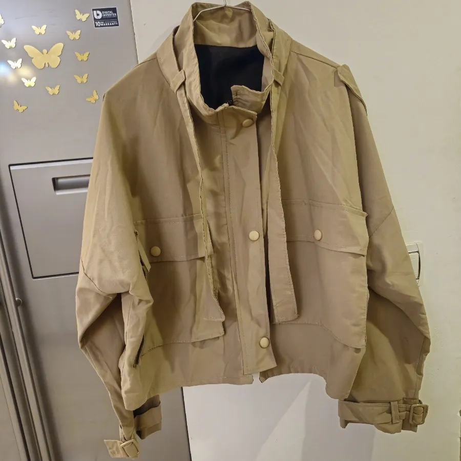 کت کتان آستر دار پاییزه