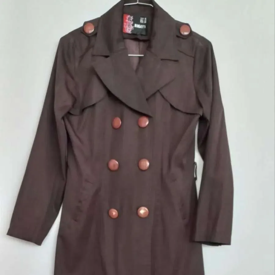 مانتو قهوه ای سوخته