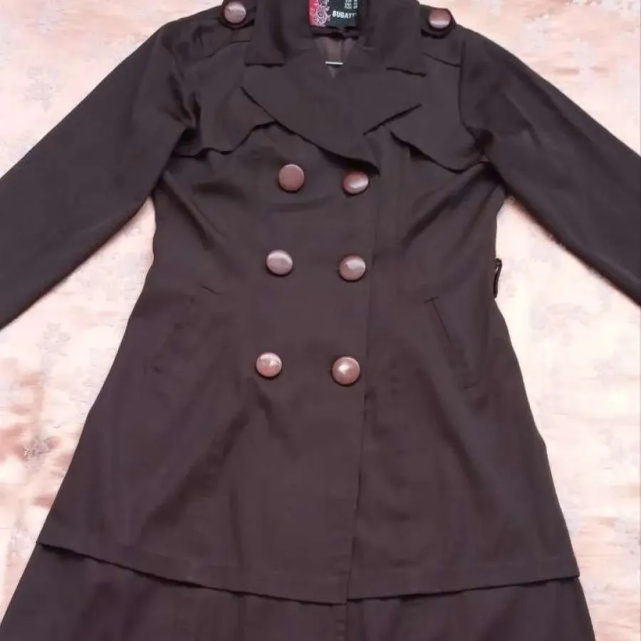 مانتو قهوه ای سوخته