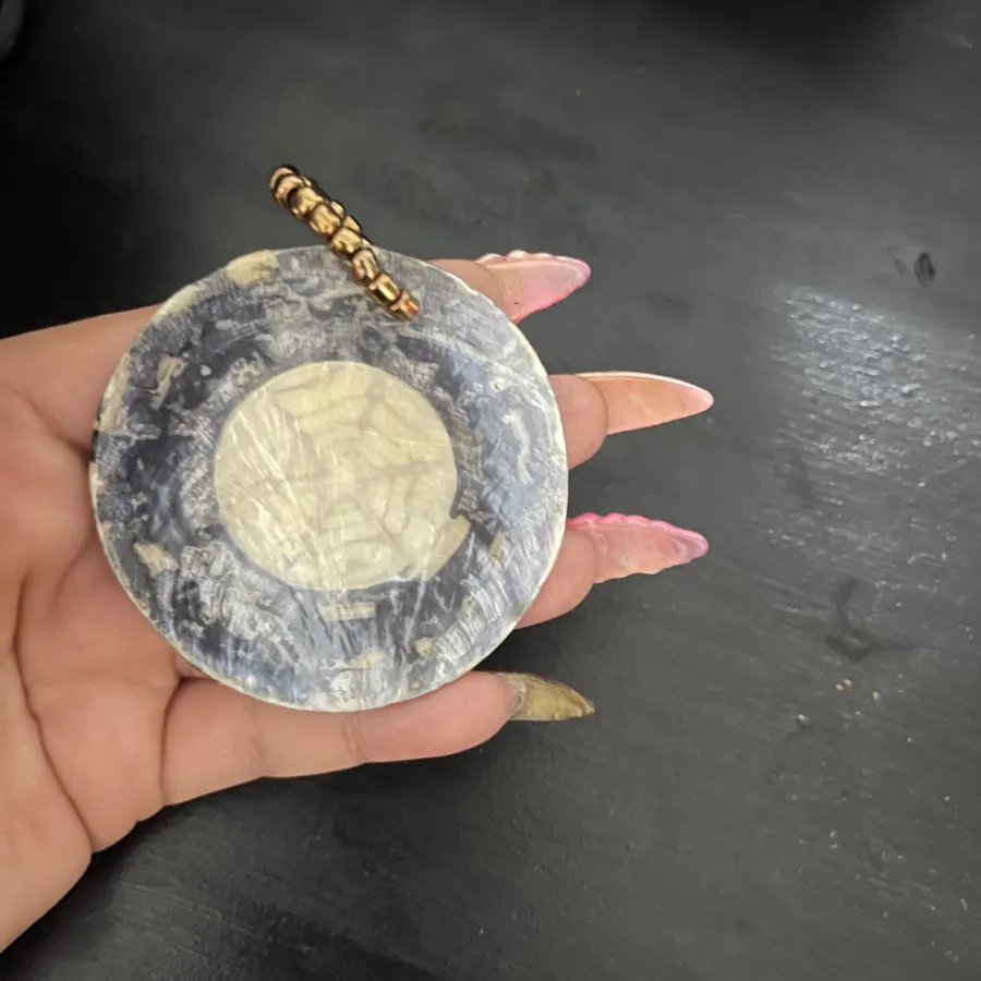 پلاک صدفی کارشده