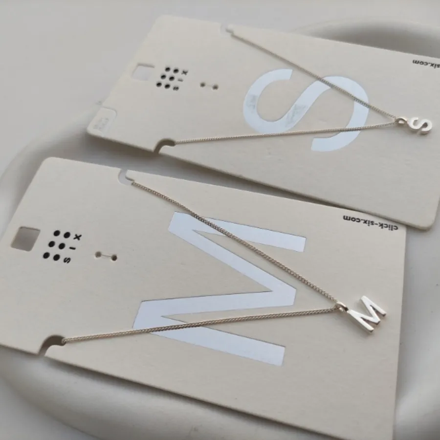 گردنبند آبکاری نقره S و M