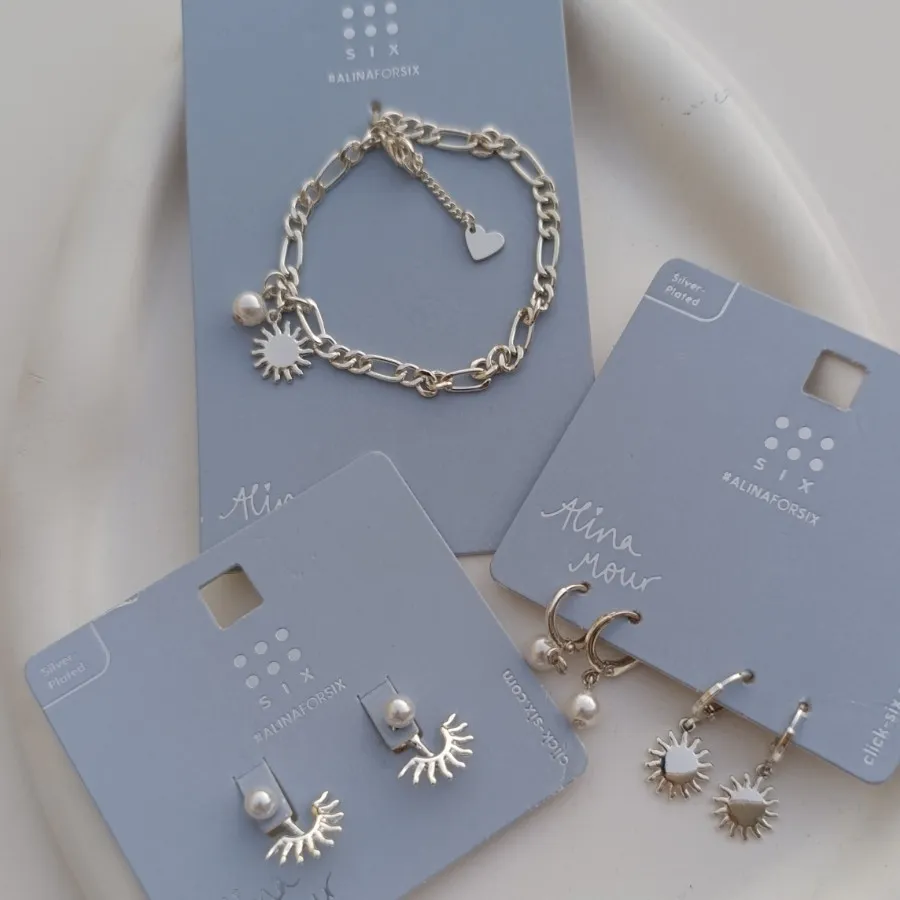 دستبند و پک گوشواره برند