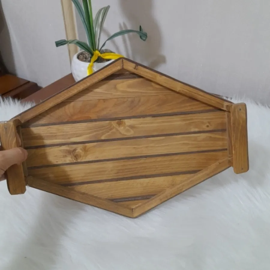 سینی چوبی چندظلعی