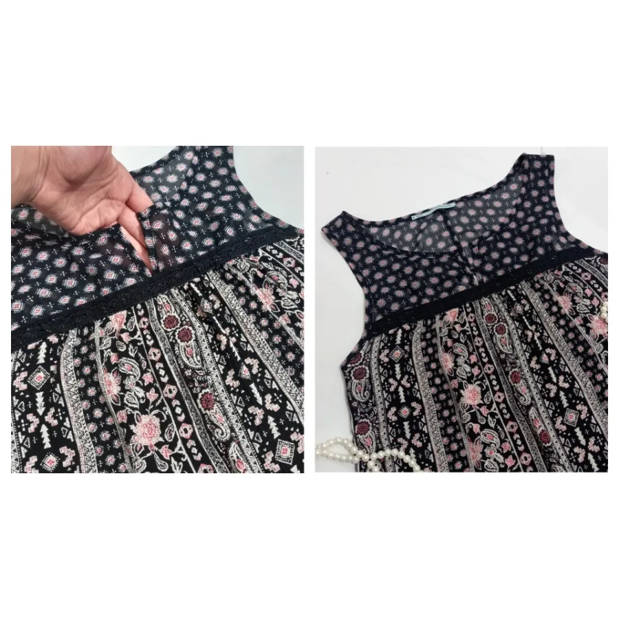 تاپ شیک مشکی و قرمز