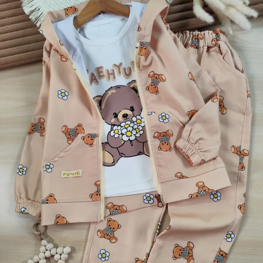 ست سه تیکه تدی و بابونه