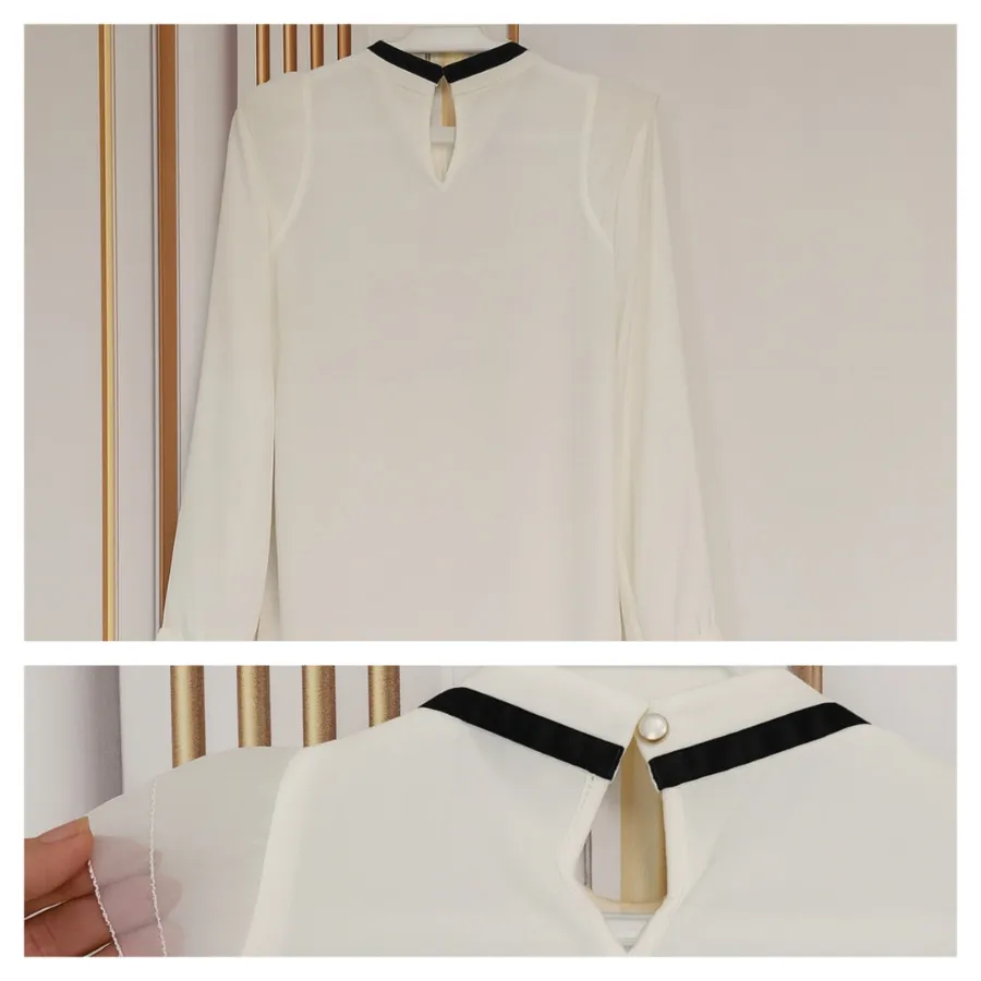 شومیز عروسکی سفید