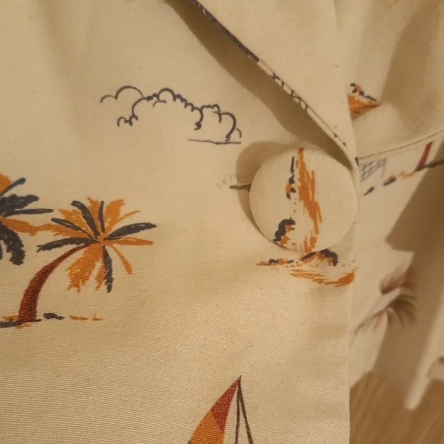 مانتو طرح هاوایی