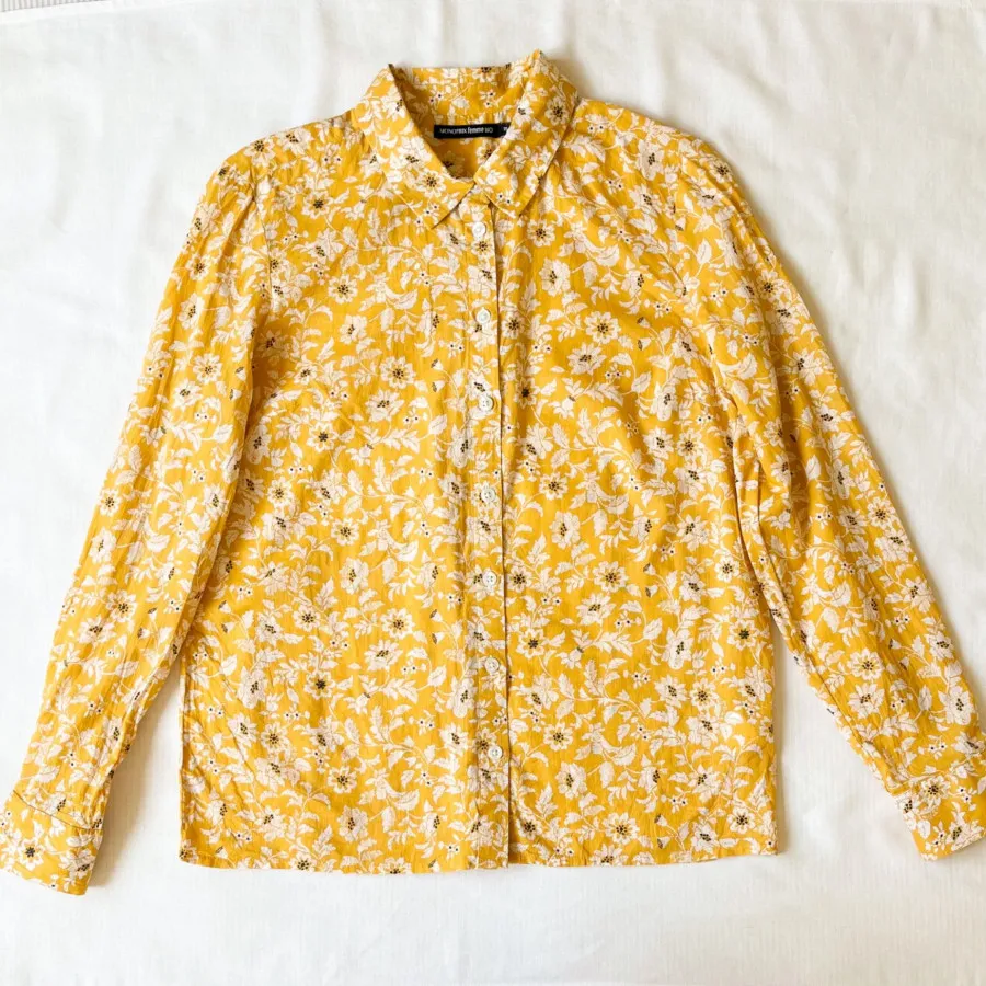 شومیز فلورال نخی