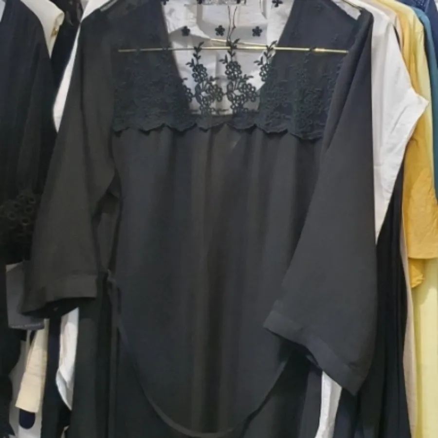 شومیز کرپ حریر ترکیبی