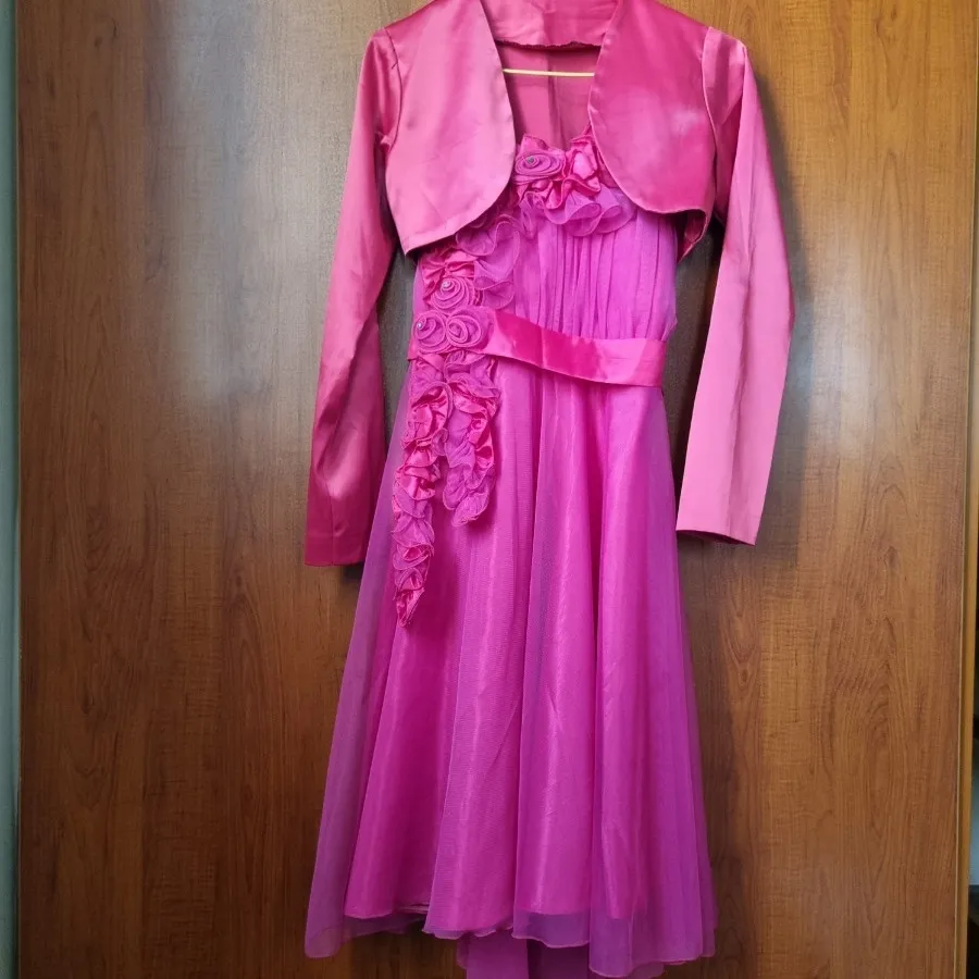 پیراهن مجلسی تور و ساتن