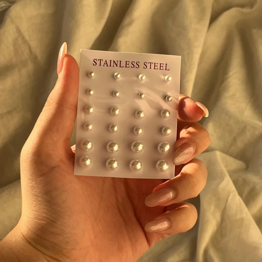 گوشواره میخی مروارید