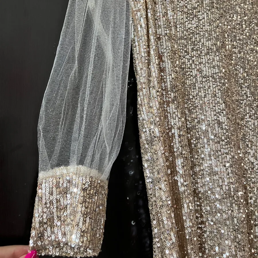 پراهن مجلسی پولکی