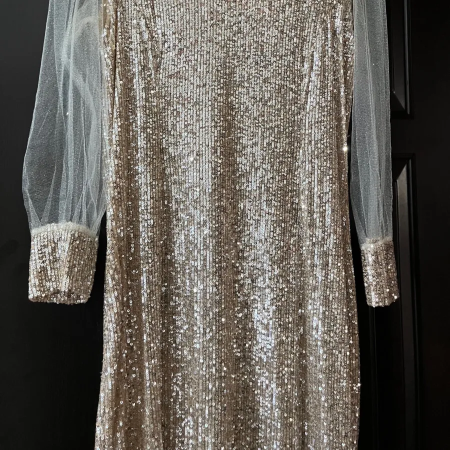 پراهن مجلسی پولکی