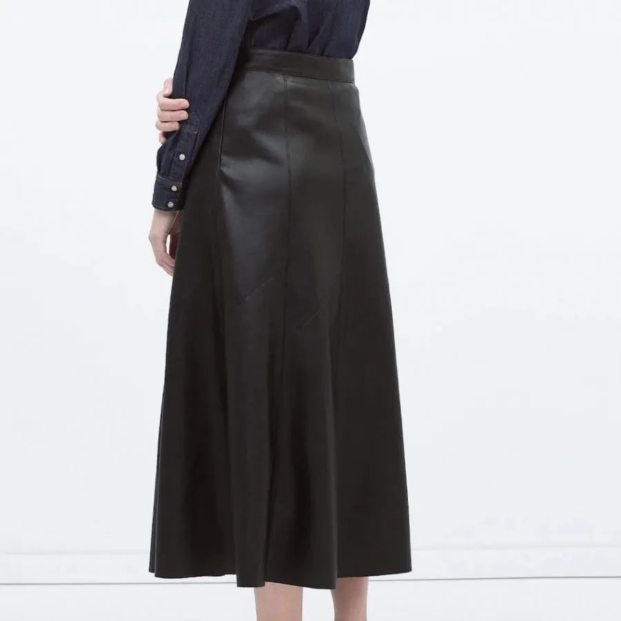 دامن چرم Zara