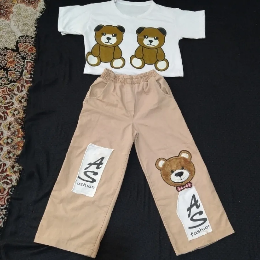 کراپ شلوار  نخی