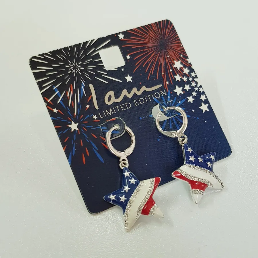 گوشواره قفلی آویز ستاره