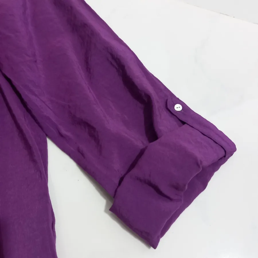 شومیز رنگ بادمجونی