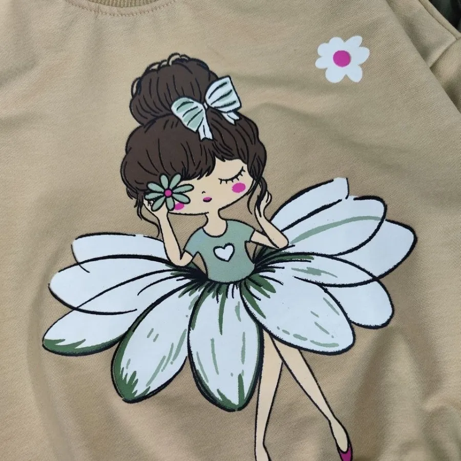 کراپ و شلوار گل پری