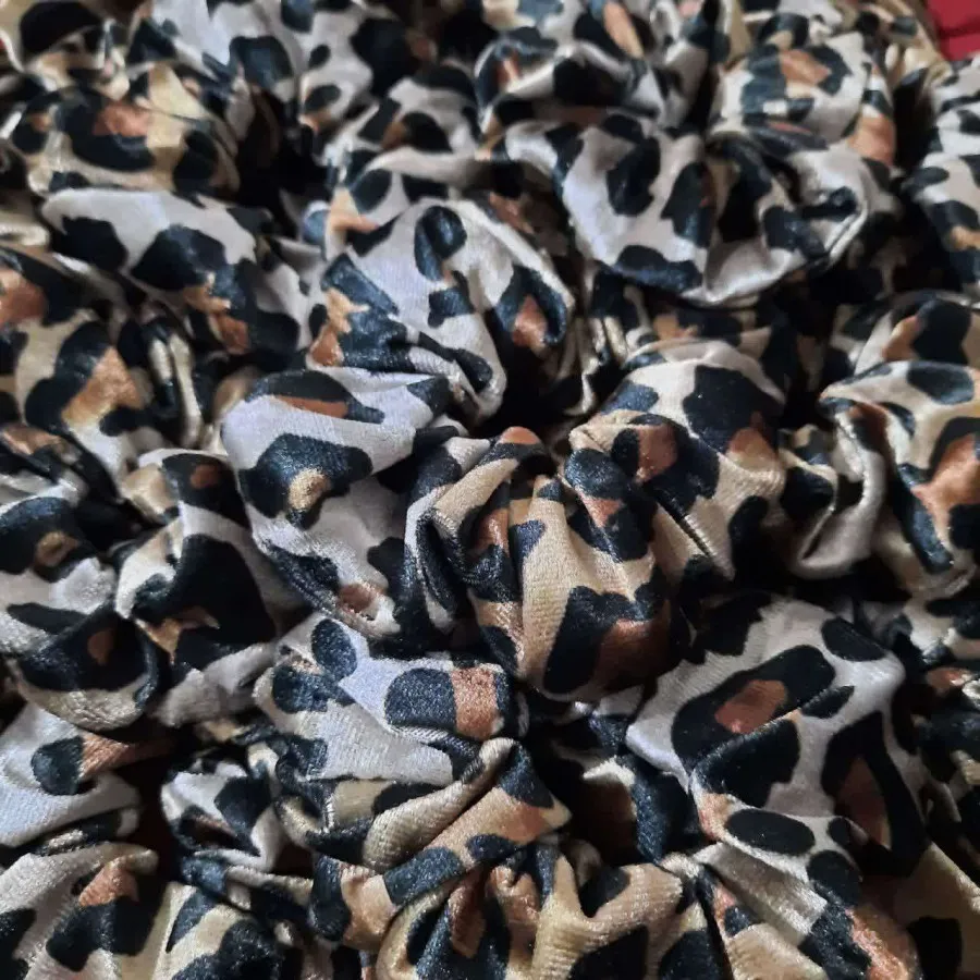 کش مو پلنگی مخمل شاین