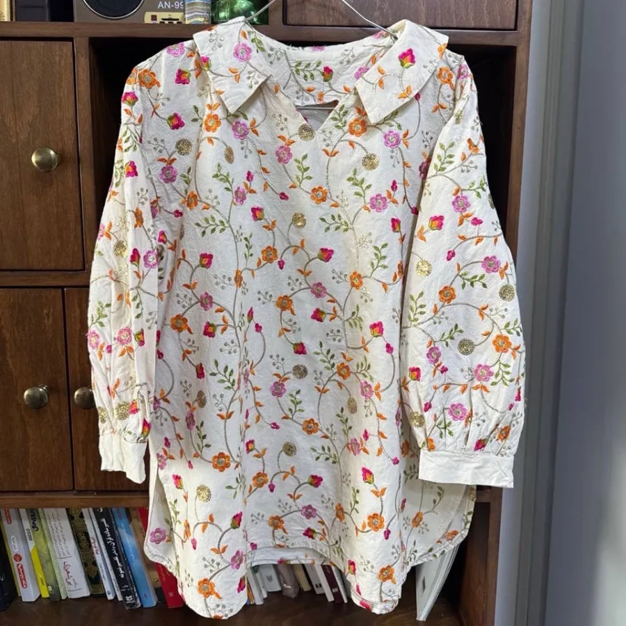 شومیز سوزندوزی