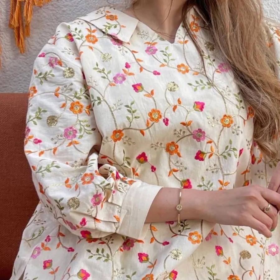 شومیز سوزندوزی