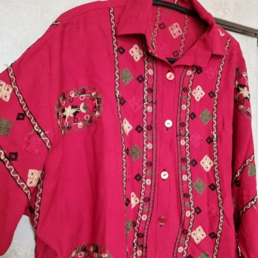 مانتو پانچ خامه دوزی