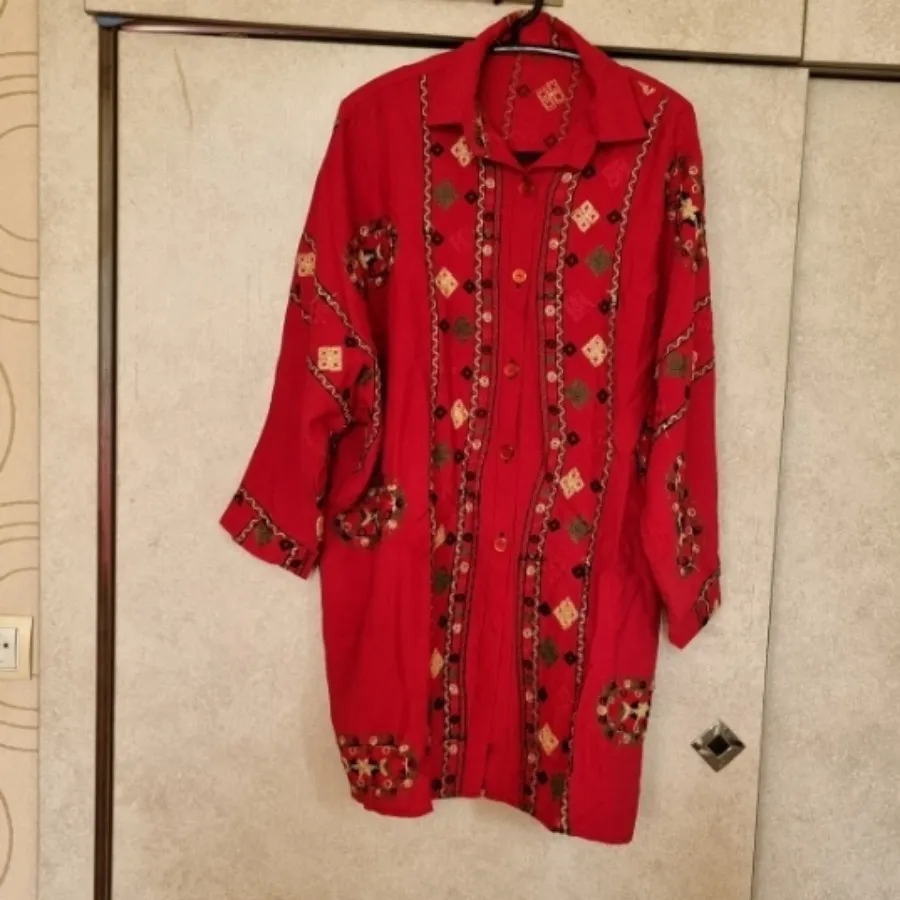 مانتو پانچ خامه دوزی