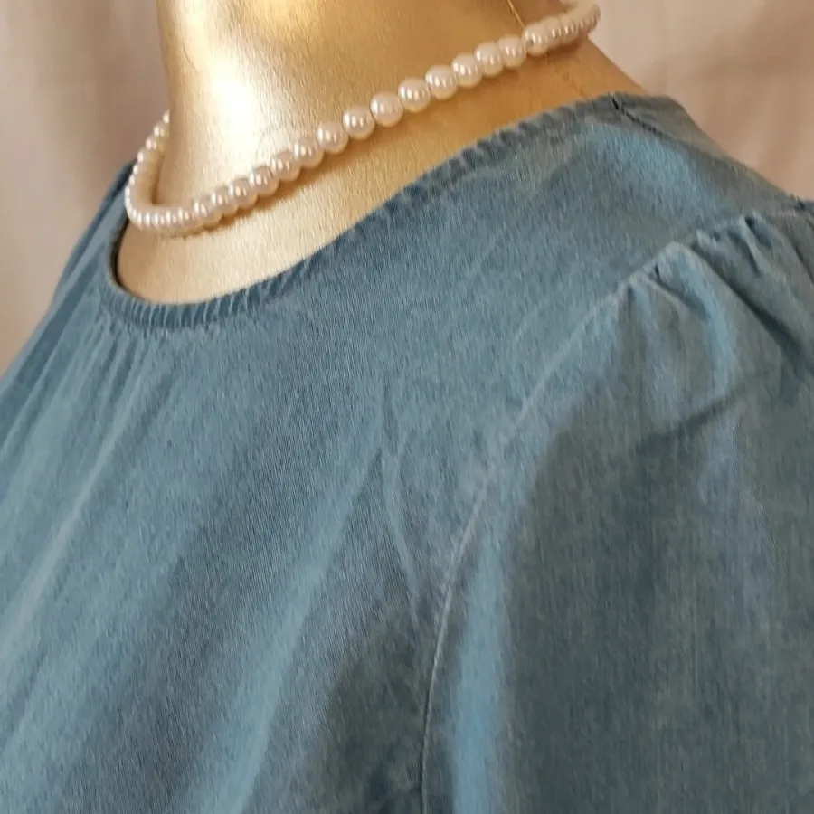 پیراهن کوتاه جین کاغذی