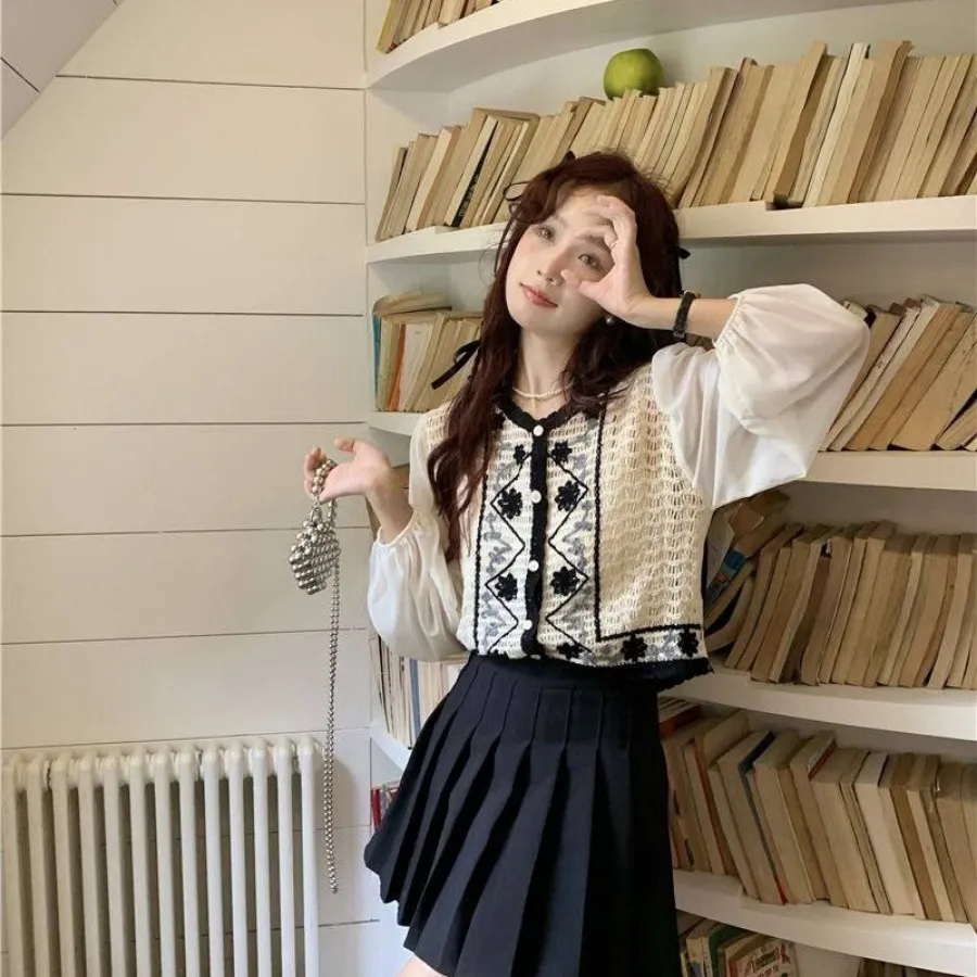 شومیز قلاب بافی